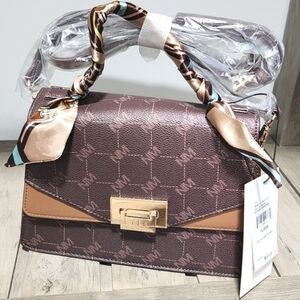 Nicole Miller Brown Crossbody Bag - New With Tags
